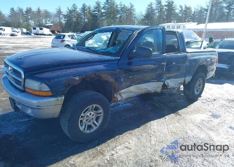 2004 Dodge Dakota Slt из США, поврежденный, VIN 1D7HG48N74S739758